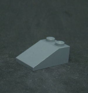 Lego šikmá kostka 33° 3x2 tmavě šedá - dark bluish gray