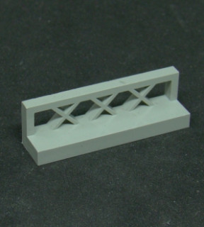 Lego plot 1 x 4 x 1 - světle šedý - light gray