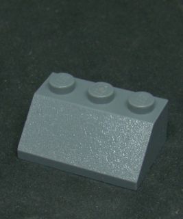 Lego šikmá kostka 45 2x3 tmavě šedá - dark bluish gray