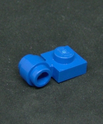 Lego speciální destička s kulatým klipem 1x1 - modrá