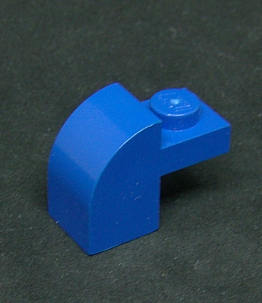 Lego kostička speciální 1 x 2 x 1 1/3 - modrá