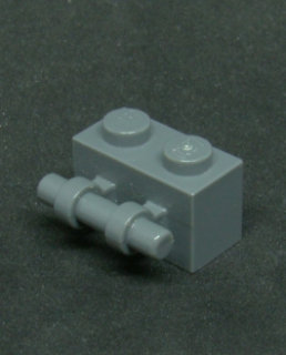 Lego kostička speciální 1x2 - tmavě šedá - dark bluish gray