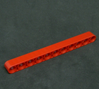 Lego technic rameno 1x11 červené