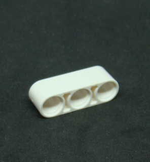 Lego technic rameno 1x3 bílé