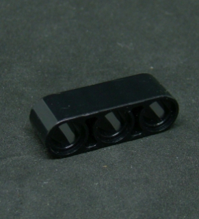 Lego technic rameno 1x3 černé