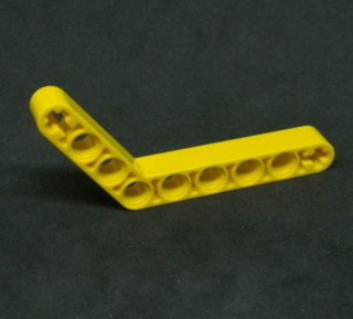 Lego Technic rameno ohnuté 1x9 - žluté