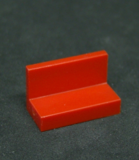 Lego destička - panel speciální 1x2x1 - červený