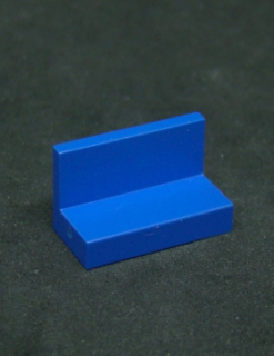 Lego destička - panel speciální - 1x2x1 - modrý