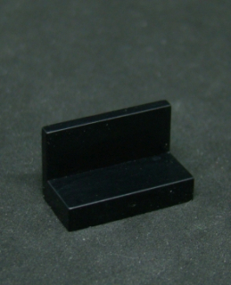 Lego destička - panel speciální - 1x2x1 - černý
