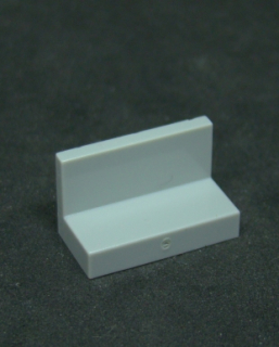 Lego destička - panel speciální - 1x2x1 - světle šedý - light bluish gray