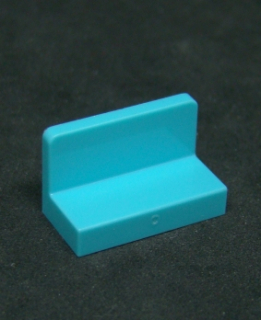 Lego destička - panel speciální 1x2x1 - středně azurová