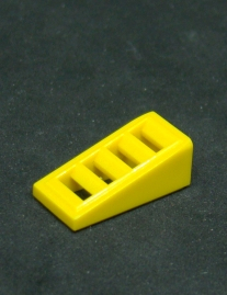 Lego destička speciální šikmá 18 2 x 1 x 2/3 - žlutá