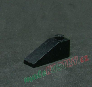 Lego šikmá kostka 33° 3x1 černá