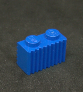 Lego kostička speciální 1x2 - modrá