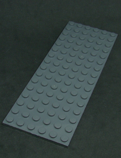 Lego destička 6x16 tmavě šedá - dark bluish  gray