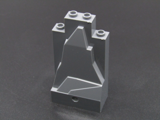 Lego skála 2x4x6 - tmavě šedá - dark bluish gray
