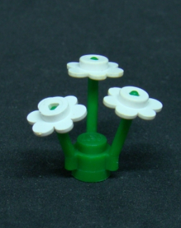 Lego kytka - bílé květy