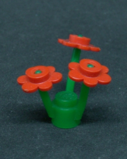 Lego kytka - červené květy