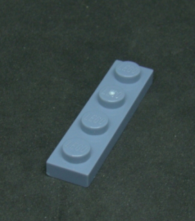 Lego destička 1x4 sand blue