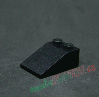 Lego šikmá kostka 33° 3x2 černá