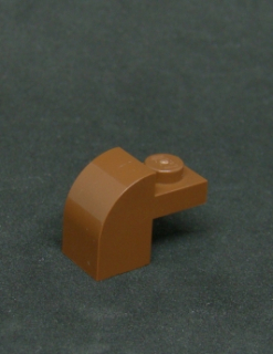 Lego kostička speciální 1 x 2 x 1 1/3 - hnědá - reddish brown
