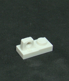 Lego destička speciální 1x2 - bílá