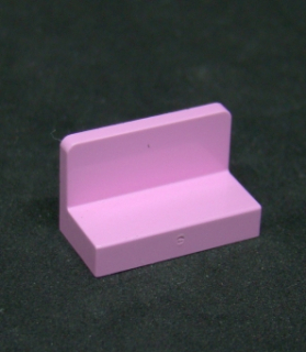 Lego destička - panel speciální- 1x2x1 - jasně růžový