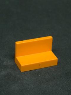 Lego destička - panel speciální 1x2x1 - oranžový