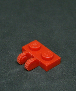 Lego destička speciální 1x2 - červená