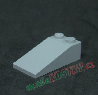 Lego šikmá kostka 18° 4x2 světle šedá - light bluish gray