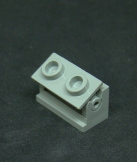 Lego kostička - pant - světle šedá - light gray