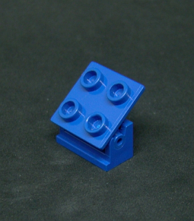 Lego kostička+destička - pant - modrá
