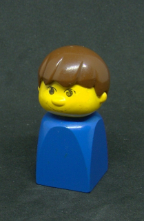 Lego figurka Basic - modrá - horší potisk