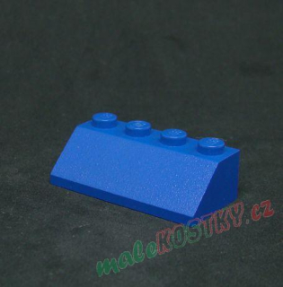 Lego šikmá kostka 45° 2x4 modrá