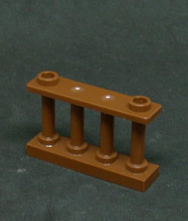 Lego plot 1 x 4 x 2 - hnědý - reddish brown