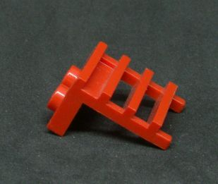 Lego destička speciální - žebřík - červený