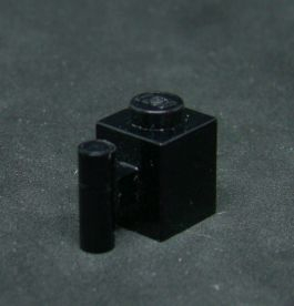 Lego kostička speciální 1x1 černá