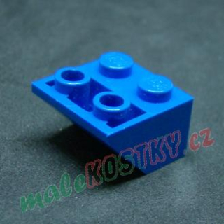 Lego šikmá kostka 45 2x2 modrá