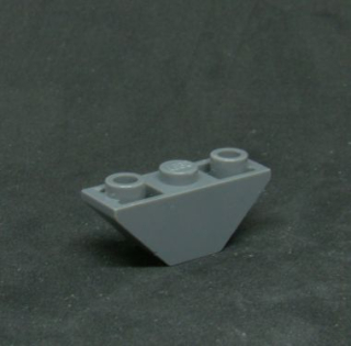 Lego šikmá kostka 45 1x3 - tmavě šedá - dark bluish gray