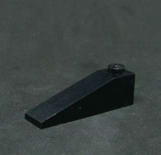 Lego šikmá kostka 18° 4x1 - černá