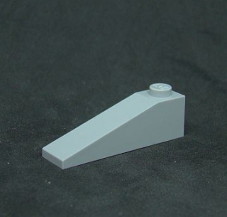 Lego šikmá kostka 18° 4x1 - světle šedá - light bluish gray