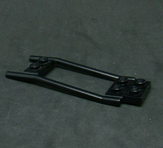 Lego destička/postroj pro koně - černá