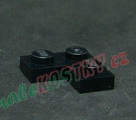 Lego destička rohová 2x2 černá