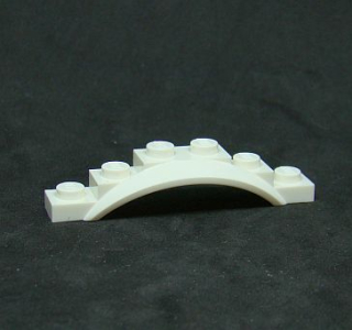 Lego blatník 1 1/2 x 6 x 1 - bílý