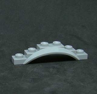 Lego blatník 1 1/2 x 6 x 1 - světle šedý - light bluish gray