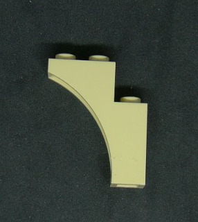Lego oblouk - klenba - béžový 