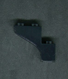 Lego oblouk - klenba - černý 