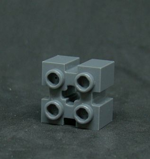 Lego kostička speciální 2x2 - tmavě šedá - dark bluish gray