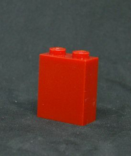 Lego kostička vysoká 1x2x2 - červená 