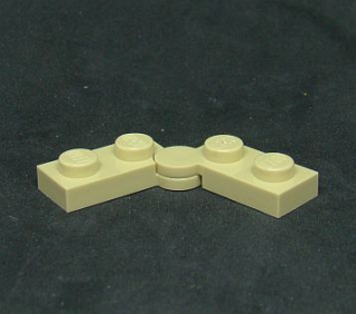Lego destičky ohebné 1x4 - béžové 